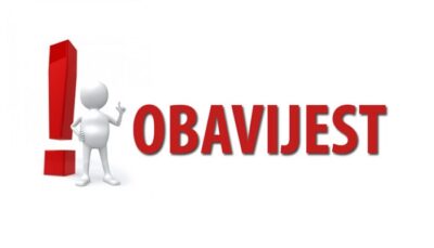 Obavijest o neradnim danim