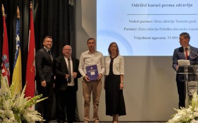 Dom zdravlja Tomislavgrad potpisao Ugovor o financiranju projekta „Održivi koraci prema zdravlju“